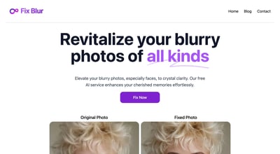 AI Sharpen Face & Restore Blurry Photo in 10 Secs preview